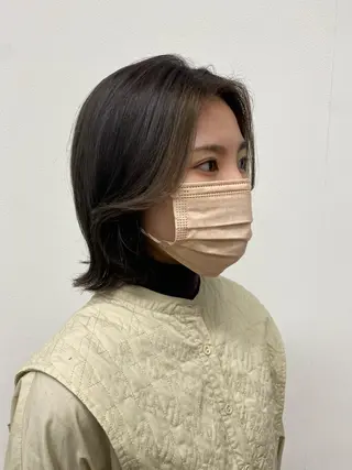 ショート 髪質改善韓国レイヤー SHIORI🦋のヘアスタイル