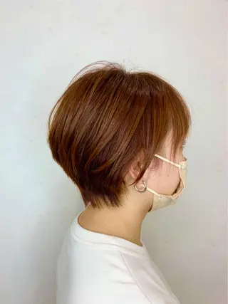 ショート 太白区白髪ぼかし/ ボブカット/千葉達人のヘアスタイル