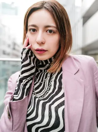 ショート カラー ヘアアレンジ cecil hair 難波店所属・髪質改善透明感カラー /SHOGO☀️のヘアスタイル