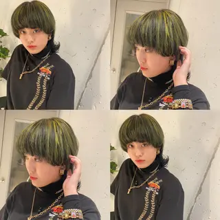 ショート カラー カジュアルを女っぽく 𝗮𝘆𝗮𝗰𝗼のヘアスタイル