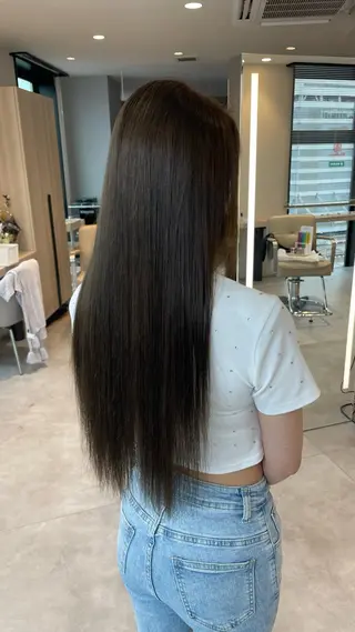 ロング MIMA / 名駅/グレージュのヘアスタイル
