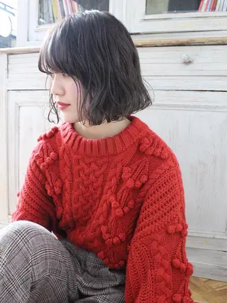 ショート カラー パーマ ooit所属・ooit 【オーイット】のヘアスタイル