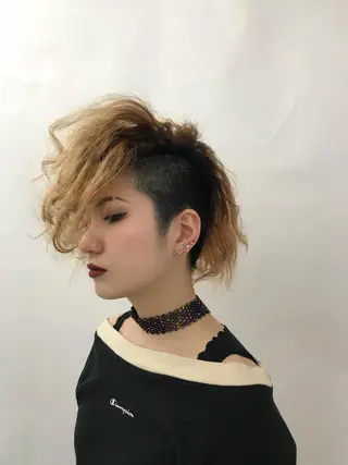 ショート haco+所属・🌈派手髪エクステ ブレイズ🌈ひろとのヘアスタイル