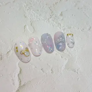ネイル アネラ もか.⋆𝜗𝜚のネイルデザイン