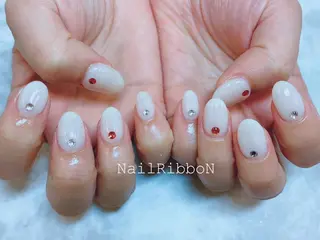 ネイル ネイルリボン 石田のネイルデザイン