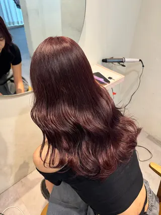 ロング カラー roka所属・ayaka♡ 柔らかカラーのヘアスタイル