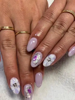 ネイル rukianail 新里のネイルデザイン