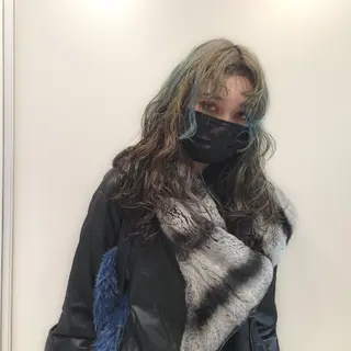 パーマ ミディアム OMA 片岸 信征のヘアスタイル