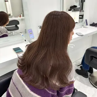 セミロング カラー ♡上品韓国髪♡ブラ ウン/SAYATOのヘアスタイル