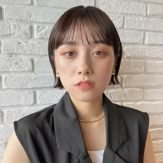 ショート カラー 🌱ボブ/レイヤー/ ベージュ/あやみ✨のヘアスタイル