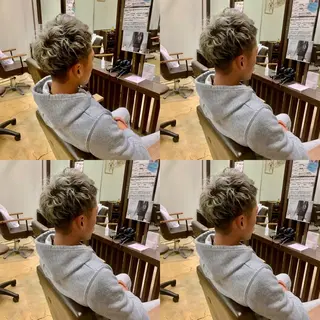 ショート カラー メンズ ZIPセカンド所属・北原 練のヘアスタイル