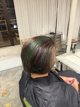 ショート カラー 佐々木 里紗のヘアスタイル