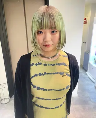 カラー 原宿🎀ハイトーン ⭐︎airi⭐︎のヘアスタイル