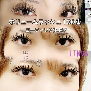 マツエク・マツパ linda lashesのマツエク・マツパデザイン