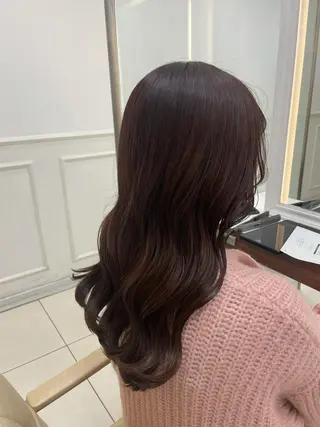 ミディアム 暖色🎀ゆるふわ☁️ MOERI 🍒のヘアスタイル