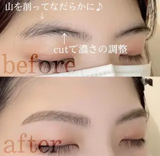 アイブロウ mignon niinaのマツエク・マツパデザイン