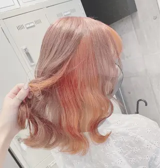 ミディアム カラー ヘアアレンジ ❤️‍🔥メンズ特化 🦋nanaka🦋のヘアスタイル