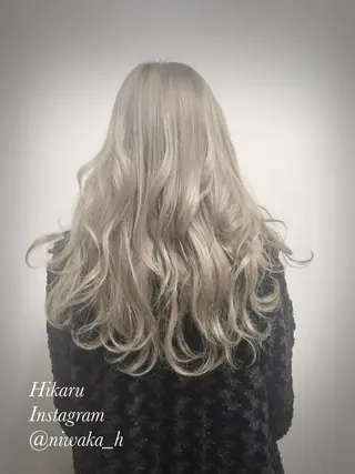 ロング カラー エリアNo.1カラー ⭐️hikaru⭐️のヘアスタイル