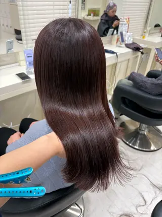 セミロング カラー 💟RINNA 艶カラー💟のヘアスタイル