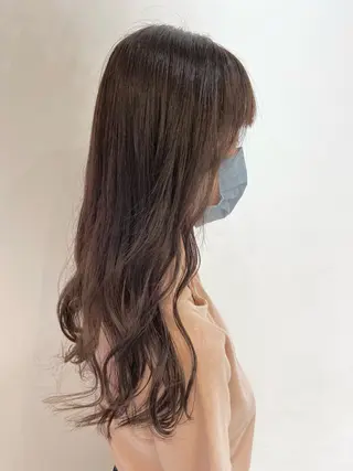 ロング カラー 🐺ウルフ/レイヤー 似合わせ‎🤍沙羅のヘアスタイル