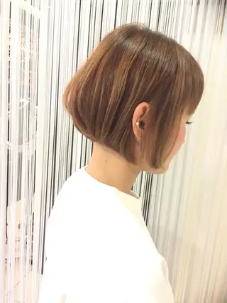 ショート カラー クレオヘアー久米川サロン所属・沼津 加奈のヘアスタイル