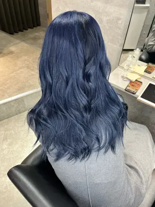 ロング カラー ダブルカラー 新宿のヘアスタイル