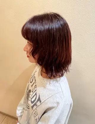 カラー 上村 里奈のヘアスタイル