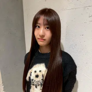 ロング はなか こうすけのヘアスタイル