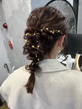 ロング maya レイヤーカットのヘアスタイル