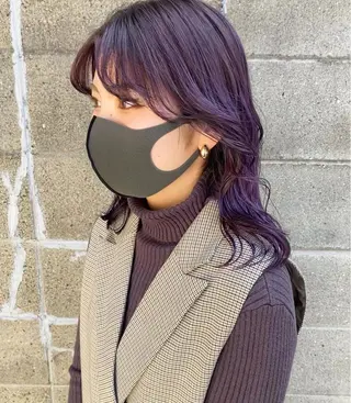 ミディアム カラー tonari 梅田、中崎町のヘアスタイル