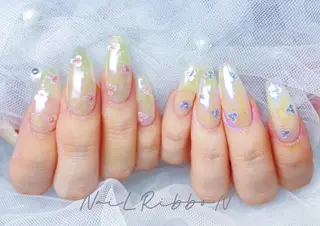 ネイル ネイルリボン 石田のネイルデザイン