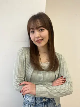 ロング カラー miku/ 透明感カラーのヘアスタイル