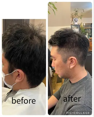 メンズ 石井 里佳のヘアスタイル