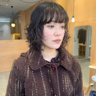ショート パーマ hina/パーマ /ニュアンスパーマのヘアスタイル