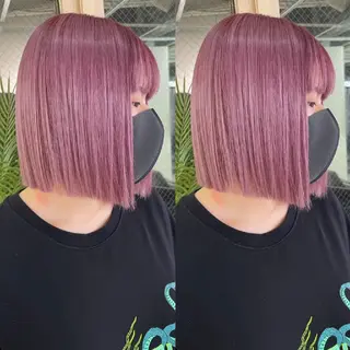 ショート カラー ✨弱酸性縮毛矯正✨ ✨髪質改善✨hiroのヘアスタイル