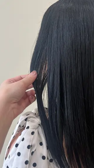 ロング カラー uni/haruhi ☀️透明感カラーのヘアスタイル