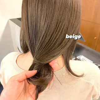ミディアム カラー パーマ ヘアアレンジ メンズ キッズ ネイル マツエク・マツパ EMANON梅田店所属・前川 朋香のヘアスタイル