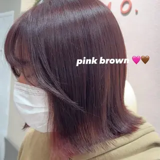 カラー ハイトーン／暖色 👩🏼HONOKAのヘアスタイル