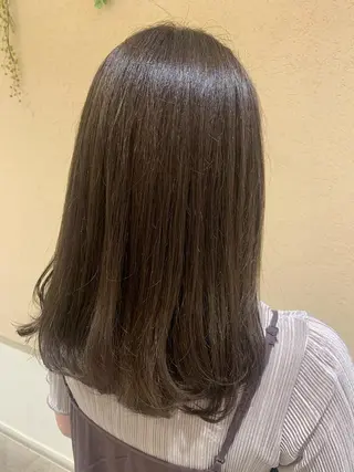 セミロング カラー シャドールーツ美容師 篠原康太のヘアスタイル