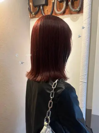 ミディアム カラー 暖色カラー/レイヤー 🌙 オノユリカのヘアスタイル