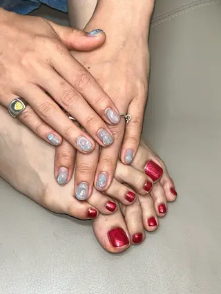 ネイル プライベートネイルサロンone nail所属・one nail 【カラフル/個性派】のネイルデザイン