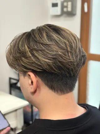 カラー メンズ Snalyメンズ特化 スエハラのヘアスタイル