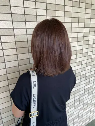 ミディアム カラー 大矢 萌美のヘアスタイル