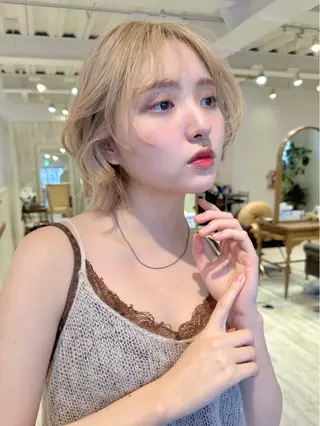 ショート カラー トレンドヘア🌿 chinariのヘアスタイル