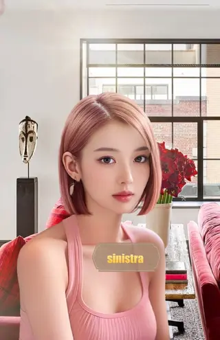 ミディアム sinistra シニストラ　足利山下店所属・足利💗夜9受付可能 原宿シニストラ表参道のヘアスタイル