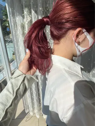 セミロング カラー Of hair 宮崎台店所属・Ofhair 柴田咲喜のエステ・リラクイメージ