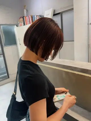 ショート ボブとパーマの達人 美容室難民の方は是非のヘアスタイル