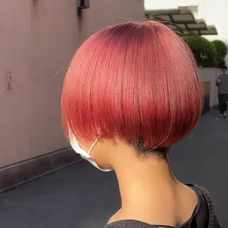 ショート カラー パーマ ヘアアレンジ メンズ キッズ ネイル マツエク・マツパ 髪質改善🇰🇷 レイヤーカット/梅田のヘアスタイル