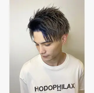 カラー メンズ 💙美髪救世主💙 関華蓮のヘアスタイル
