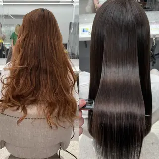 ロング 岡田 大樹のヘアスタイル